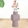 Vasi Vaso in ceramica Vaso da fiori Ornamento Disposizione astratta per interni