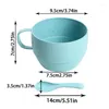 Mugs Baby Feeding Cups Wheats Straw Thickened Cup Household Large-capacity Coffee Milk Water Children's Tableware