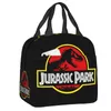 Парк юрского периода Изолированная сумка для ланча для камеры динозавр мировой кулер тепловой ланч -бокс Женская детская еда ctainer сумки q8iw#