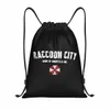 Racco City Home Of Umbrella Corporati Corp Sac à dos à cordon de serrage Sac de sport pour hommes Femmes Jeu vidéo Formation Sackpack Y6w3 #