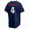 Maglia da baseball personalizzata Royce Lewis 4 Carlos Correa Max Kepler Byron Buxton Minnesota Harmon Killebrew Miguel Sano Twins Kyle Farmer Pablo Lopez Bailey Ober Rod Carew