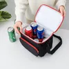 portable Picnic Bag Thermal Insulated Lunch Box Tote Cooler Handbag Waterproof Backpack Bento Pouch School Food Storage Bags b5hg#