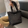 Iskybob Borsa da donna Puffer Tote Borsa gonfia per donna Borsa a tracolla leggera in Nyl Borsa imbottita Borsa da negozio di grande capacità U6Sw #