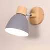 Lampada da parete Lampadari in legno moderni e minimalisti da comodino per corridoio