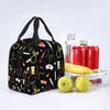 nurse Reusable Insulated Lunch Bag Leakproof Portable Lunch Box with Side Pocket Thermal Cooler Bento Box for Work Picnic Travel G3wT#