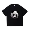 T-shirts voor heren ZAZOMDE Zomer hiphop streetwear mannen T-shirt oversized panda vintage shirt 260GSM katoenen t-shirt unisex tops tees kleding