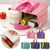 5色のポータブルサーマルランチボックスバッグ女性用食品保管ハンドバッグ旅行ピクニックポーチ断熱クーラーベントバッグx8oo＃