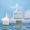 şeffaf kozmetik çanta seyahat portatif plaj yüzme çantası büyük kapasite pu su geçirmez kozmetik depolama w çanta toptan 14vm#