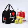 I Love Hot Moms Изолированная сумка для обеда для женщин и детей Портативный охладитель Термальный ланч-бокс Открытый пищевой контейнер для пикника Сумки P0xd #