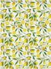 Bordduk Summer Lemon Fruits Floral Rectangle Tracloth Holiday Party Decorations Återanvändbara vattentäta dukar Köksbordsdekor Y240401