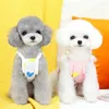 Vêtements pour chiens Love Full Print Vêtements pour chiots Été Doux Gilet confortable Version coréenne Vêtements pour animaux de compagnie Schnauzer Jarretelles XS-XL