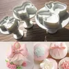 Bakning mögel kök leveranser 3 st/set bow kolv socker diy tårta kakor dekorera fondant glasyr form cutter små verktyg tillbehör