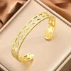 Bracelet doux élégance frais trèfle à quatre feuilles Zircon bracelet creux plein diamant haut sens ornement de mode