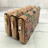 new Portugal Tile Pattern Print Cork Wallet for Women Lg Style Zipper Real Cork Leather Wallet Wholesale 25eq#