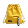 Unisex Casual Lona Almacenamiento Escuela Gimnasio Bolsa con cordón Paquete Mochila Libro Mochila Bolsa de viaje p7hY #