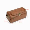 Män vintage lyxigt toalettväska Travel Necary Busin Cosmetic Makeup Cases Man Hanging Storage Organizer W Bags 64ZJ#