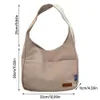 casual Canvas Bag Women's Summer 2023 New Trendy Fi Tote Bag All-match Large-capacity Shoulder Underarm Bag 651u#