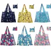 Fr Nyl Large Tote Shopper Bag Eco Reusable Polyester Shoulder Women's Handbags折りたたみポーチショップバッグ折りたたみ可能なA568＃