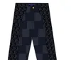 LU01 Denim Spodnie luksusowe para designerska wysokiej jakości klasyczna cienka sekcja ponadwymiarowa prosta klimatyczna spodni dżinsy na nogi