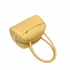 korean Style PU Handheld Bag Women's New Fi Retro Underarm Pillow Bag Box Shaped Solid Color Soft Small Square Bags B75b#