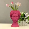 Vaser DIY Betong Flowerpot Silicone mögelkonstskulpturer dekorerar mögel Nordisk hemdesignpott kisel