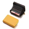 Multi Carte Zero Wallet Women Men Solid Color Mini Bank / Id / Credit Card Holder Busin Card Wallet Case i5M1 #