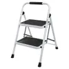 Wiberwi Folding Step Adults with Handle Capacity of 300 Pounds (approximately 149.7 Kilograms), Lightweight and Portable 2-step Stool Ladder Bandwidth Pedal