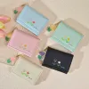 Varumärkesdesigner plånböcker Floral Mönster Små plånböcker Kvinnor Soft Pu Leather Mini Coin Bag Ladies Card Holder FI Purse Female G73C#