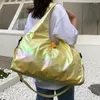 Bolsas de ombro Mulheres Viagem Tote Bolsa Grande Capacidade Pearlescent Dance Crossbody Bag Multipocket Seco Molhado Separação Lazer Exercício Ginásio