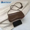 Femmes Fi Sac à bandoulière PU Satchel Sacs Simple Sac à bandoulière Couleur unie Doux Léger pour Voyage Vacati Daily O1Cn #