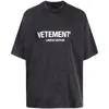 Vetements 편지 인쇄 티 블랙 컬러 짧은 슬리브 남자 여자 여름 캐주얼 힙합 스트리트 스케이트 보드 티셔츠