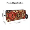 kilim Tribal Rug Toiletry Bag Vintage Boho Bohemian Ethnic Art Makeup Cosmetic Organizer Ladies Beauty Storage Dopp Kit Box 62NH#