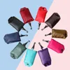 Sac de magasin réutilisable portable Oxford Wed Solid Color Sac à main d'épicerie pliable imperméable à l'épaule Ripstop Sac à main Q5HR #