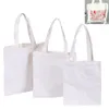 diy Cremeweiß/Natur Cott Plain Canvas Shop Tasche Harajuku wiederverwendbare Tasche Schulter Top Tote Shopper Tasche ideal für Kunstwerk d1QE #