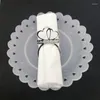 Imprezy dostarczenia niestandardowych akryleksowel Burek do serwetki Wedding Walentynki El Table Decor Metal Gold Holder Paper