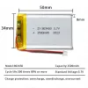 803450 1500mAh Lithium Battery 3.7V Lipo Polymer Rechargeable Batteries Ph-2.0 Socket for Massage Instruments Gps Navigator