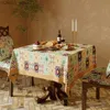 Bord trasa ins vintage bordsduk kaffe matsal te bord dekoration bröllop fest rektangel bordduk nordisk heminredning mantel de mesa y240401