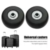 2/4 stcs Bagage wielen 40/50/60 mm Rubberen Casters Mute Trolley Case Wheels vervangingsassen Pakwielonderdelen voor meubels