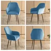 Chair Covers Bar High Armchair Cover Elastic Velvet Fabric Washable Dining Slipcovers Office El Home