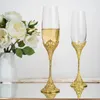 Wijnglazen Vintage Champagne Glas Whiskey Cups Huishoudelijk Feest Glaswerk Kristal Luxe Stijl 230ml Housewarming Gift