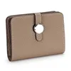 FI Cow Leather Card Bag Women Busin Card Holder With Belt Large Capacity Small Credit Card Busin Plånbok A9M5#