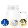 Zestawy zastaw obiadowych wymienne przezroczyste czajnik pokrywa szklana okładka wymiana PC PC Clear Water Jug