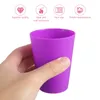 Tasses jetables Paies d'eau de couleur vive incomparable en tout-petit buvant des enfants fête des enfants réutilisables