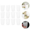 Canecas copo de suco de plástico simples transparente copo dental suportes de escova de dentes copos reutilizáveis