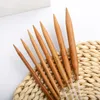 80/120cm Circular Knitting Needles DIY Double Cusp Crochet Hooks Set Soft Tube Bamboo Loop Knitting Sewing Needles 2-10mm