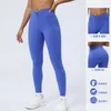 Pantaloni attivi Forma nuda Modellante Yoga pieghettato per le donne Sollevamento dell'anca a forma di V Collant da allenamento sportivo per il tempo libero ad asciugatura rapida