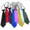 Elastic Pre-Tied Tie Wear Formal Boys Strap Necktie Polyester NeckTies RRA11989 Irjog