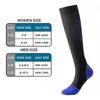 Nowe skarpetki kompresowe Fit Football Soccer, Men Socks, żylaki, kobiety w ciąży, pielęgniarki medyczne wysokie pończochy R0II#