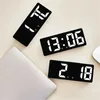 Digital Digital Digital Digital Clock VoiceActivated Mirror Repubblica temperatura a letto Snooze Data di orologio Elettronica Display 240320