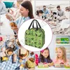 Avocado Yoga Lunchbox Isolierte Lunchboxen wasserdichte Mittagstasche wiederverwendbare Tasche mit FT -Tasche für Strandbüro Picknick J5ch#